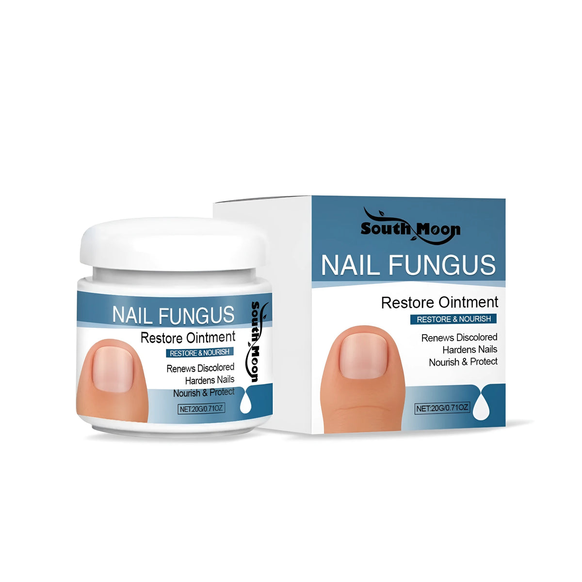 Whitenail Repair Cream 20g tube with tea tree oil calendula and mint leaves for onychomycosis nail care