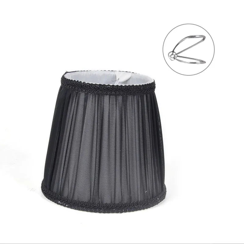 Purple Wheat fabric cloth lampshade for crystal wall lamps in multiple colour variants