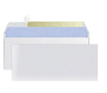 Blue anti-opening self-adhesive confidential envelope measuring 105x240mm