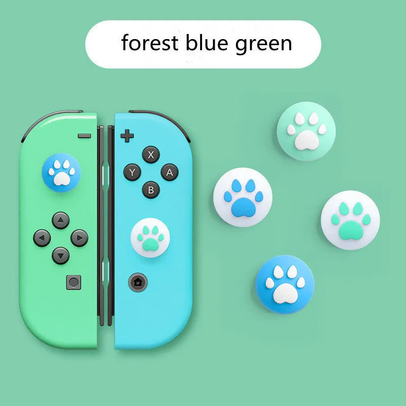 Nintendo Lite silicone rocker cat claw key caps in various colours including sesame gray and banana yellow black