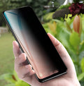 Samsung Galaxy phone tempered glass screen protector with full coverage and privacy filter option