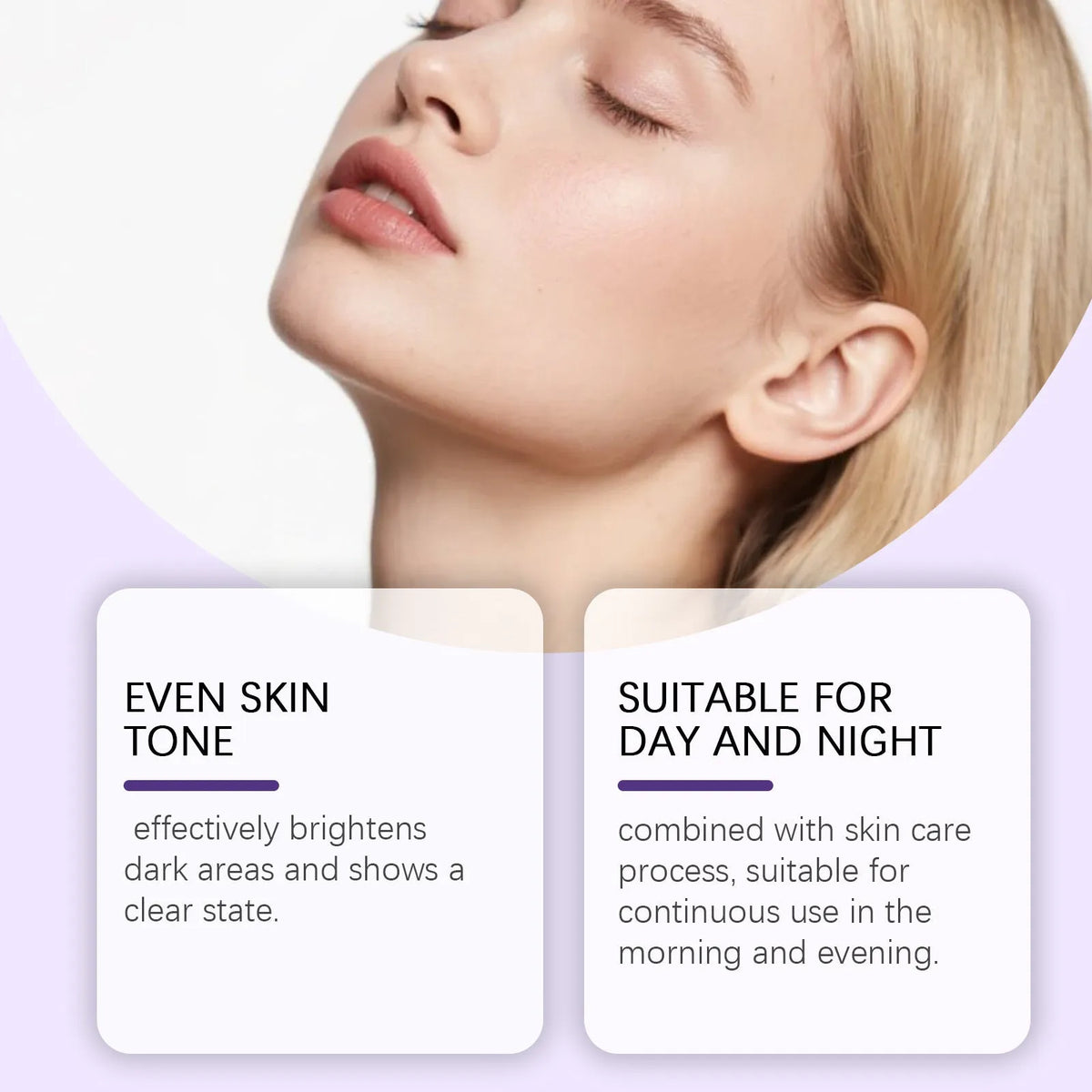 50g skin care cream in 3.5cm diameter packaging for daily moisturising and pore refinement