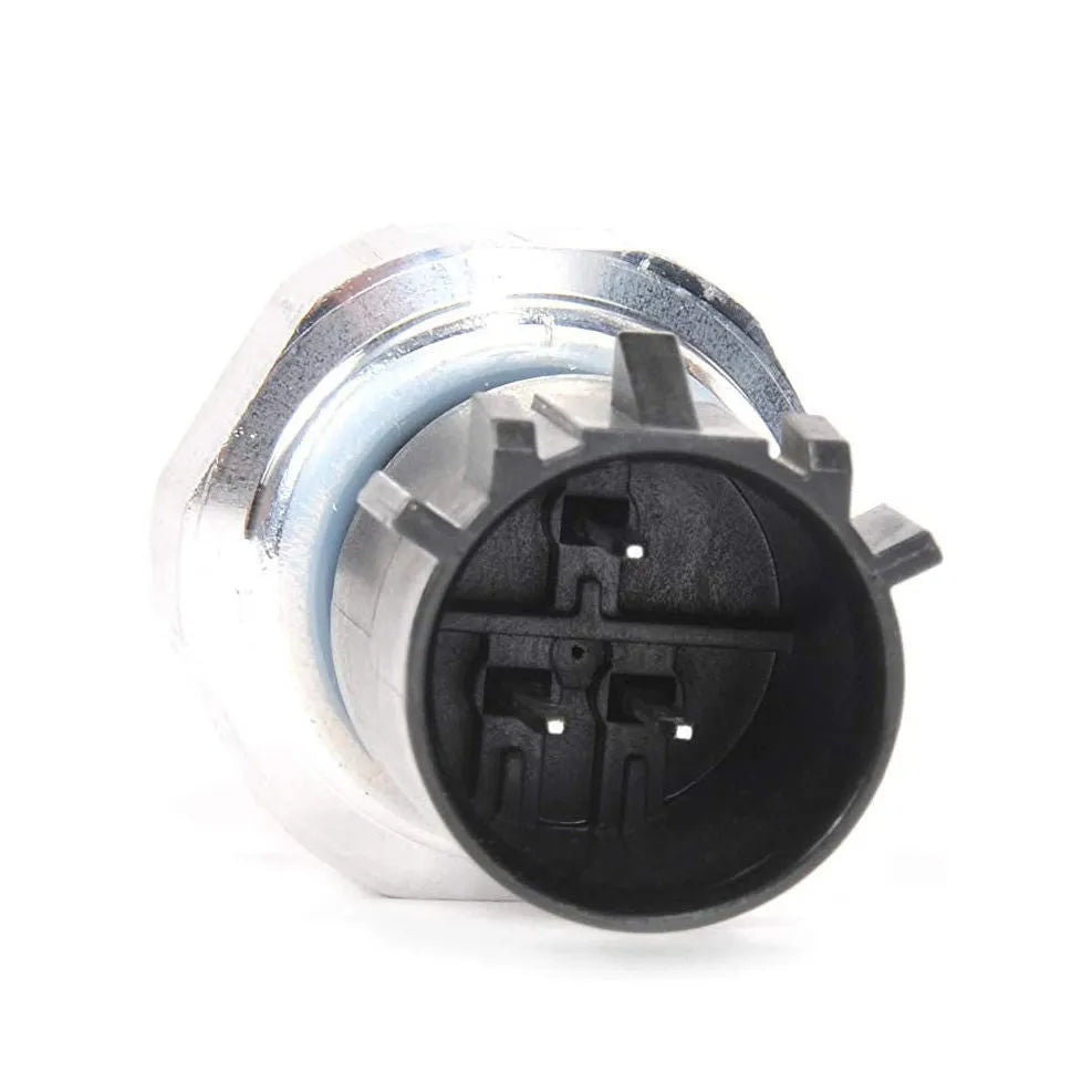 Silver automobile fuel pressure sensor for vehicle fuel system pressure monitoring