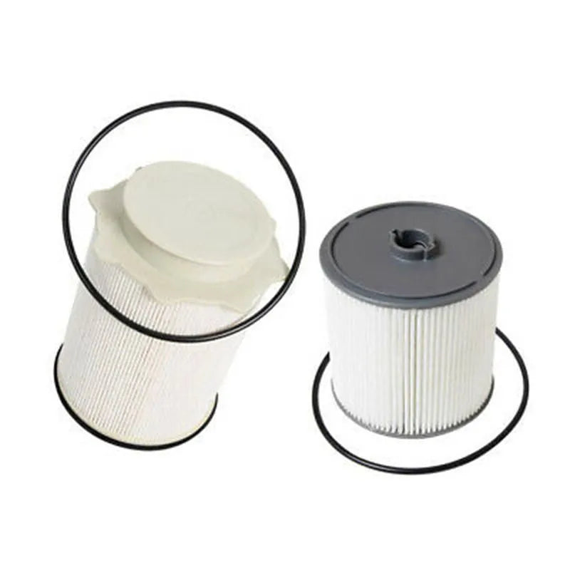 White diesel fuel filter kit for RAM 1500 to 5500 series trucks.