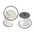 White diesel fuel filter kit for RAM 1500 to 5500 series trucks.