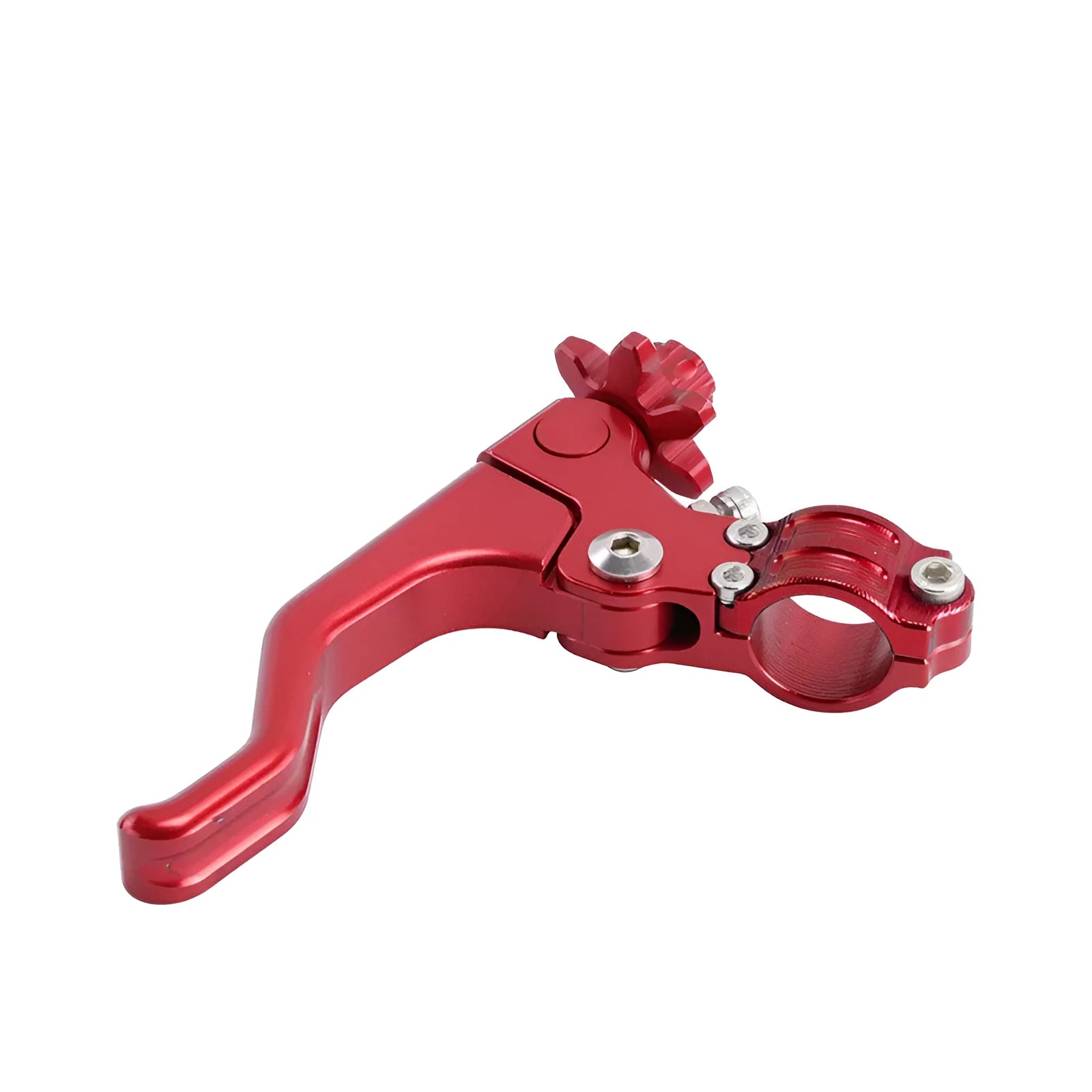 Aluminium alloy motorcycle clutch lever for two-finger operation in a choice of eight colours.