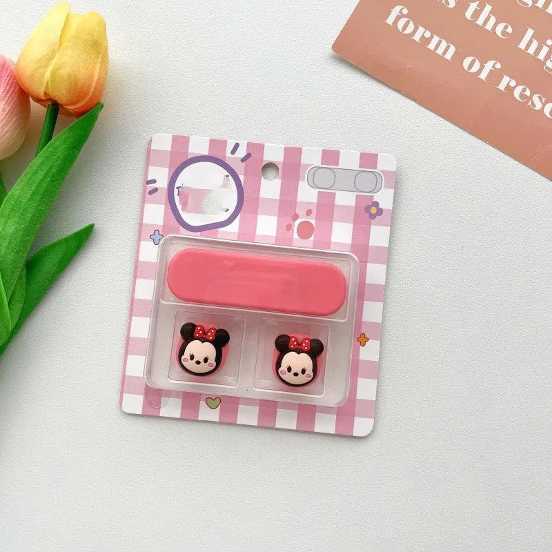 Cartoon magnetic protection data cable fixer for desktop organisation in various colours
