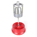 Portable hub balancer unit with aluminium head and enamel finished base