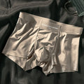 Men's ice silk underwear in multiple colours showing mid waist design