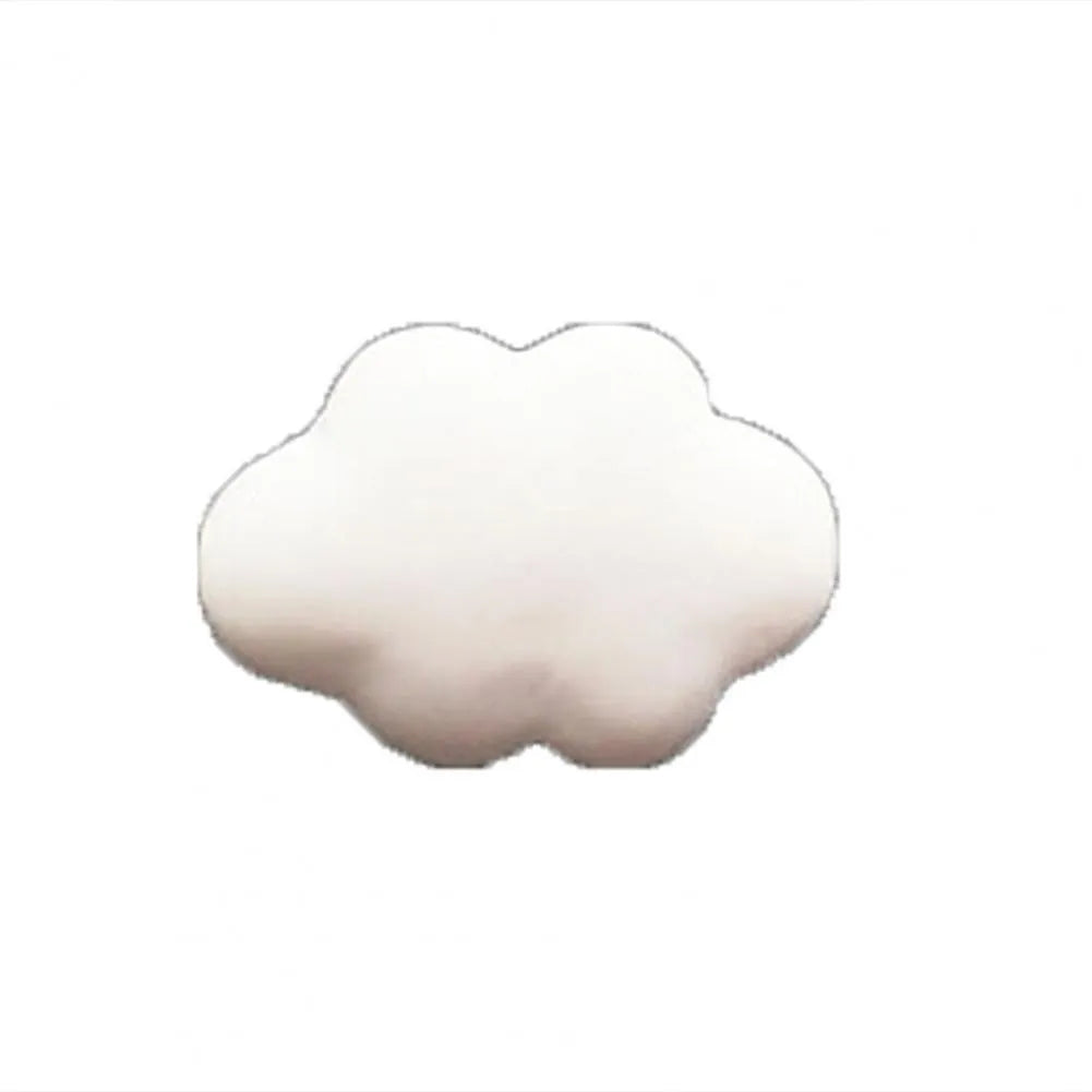 Resin car fragrance clip with Baiyun cartoon cloud design mounted on car air vent