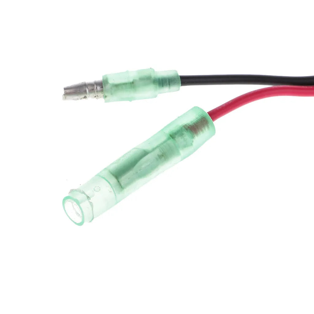Yamaha-compatible marine engine kill switch with coiled black safety lanyard.