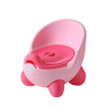 Cartoon-themed baby toilet training potty stool in a choice of six colours