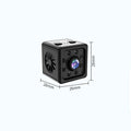 Black K13 HD sports action camera with cubic 26mm ABS body on a mounting bracket.