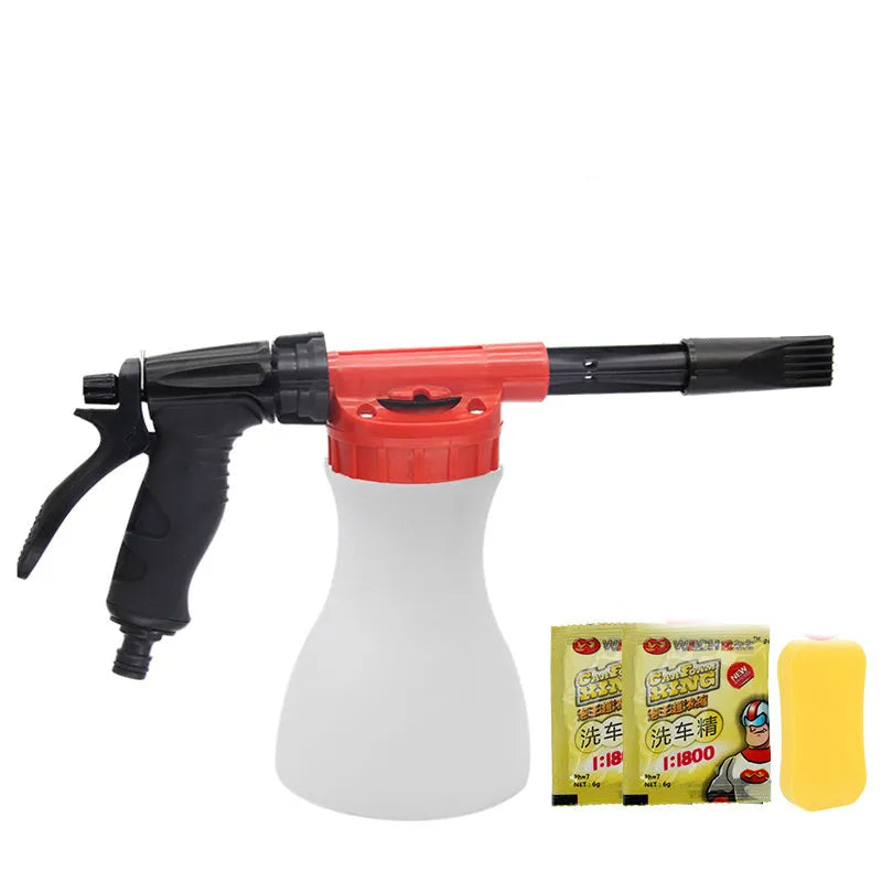 Foam pot high pressure water gun for small garden watering and pesticide spraying