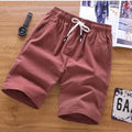 Men's cotton capri-length summer shorts with lace-up front in multiple colour options