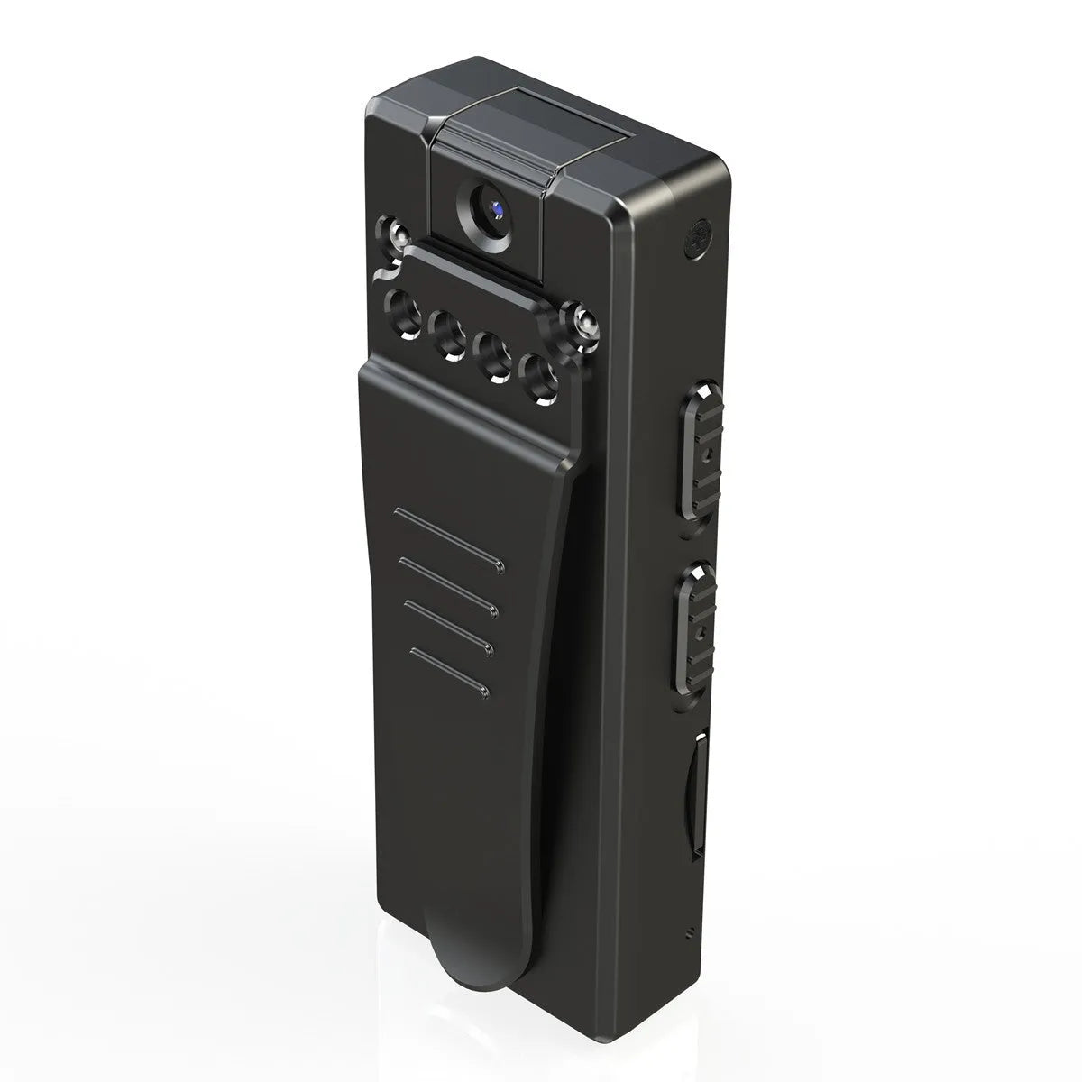 Black 1080p HD DV home camera with 5 metre night vision and 90-degree rotation