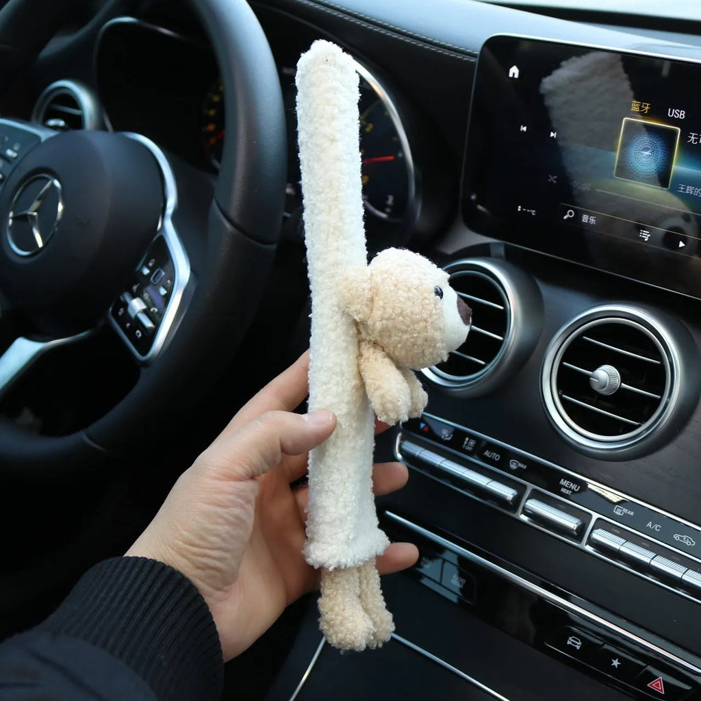 Cartoon animal design lamb wool car seatbelt shoulder protector