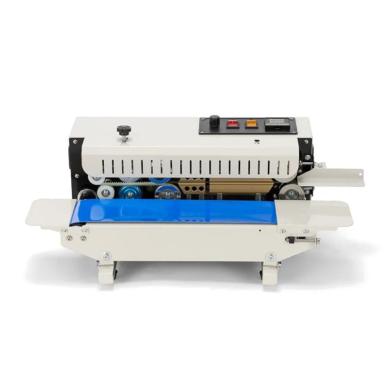 Mini handheld sealing machine with date printing function and steel seal mechanism