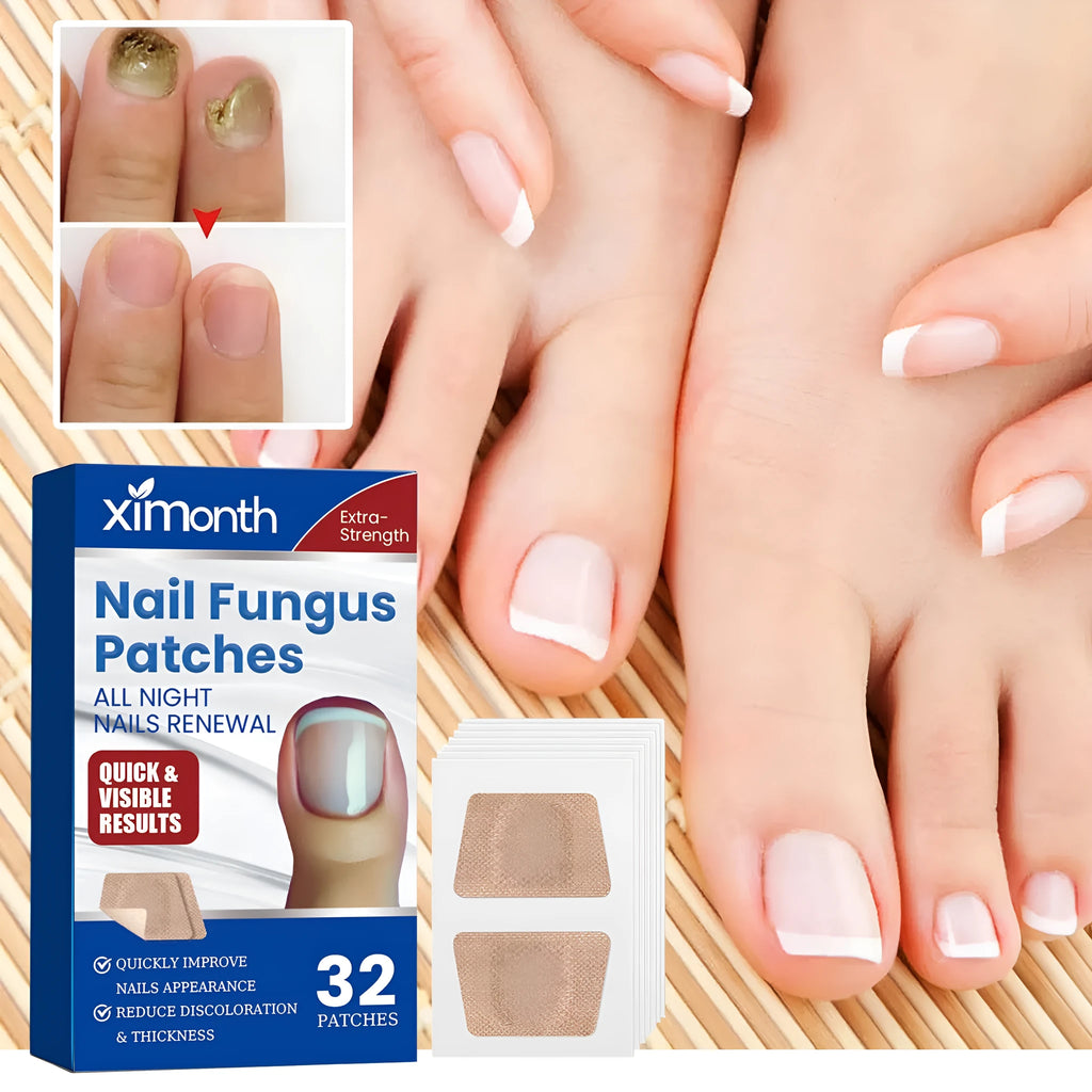 Nail nursing adhesive bandage repair stickers with natural ingredients in box of 32 patches