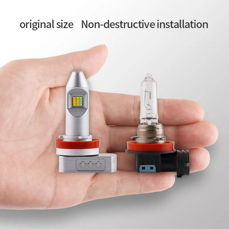 Super Stable universal LED fog lamp bulb with aluminium housing and multi-format connectors.