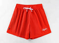 Men's double-layer mesh shorts in polyester fibre available in multiple colours for summer sport and casual wear