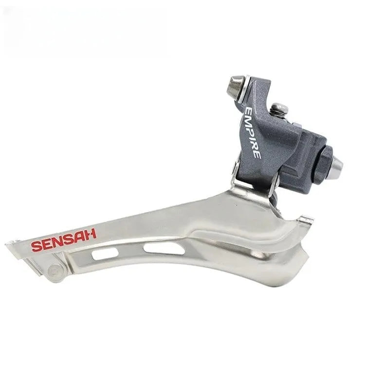 Road bike 11-speed aluminum alloy transmission kit showing manual shifter, dials, and short-leg rear derailleur.