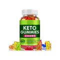 Bottle of organic keto BHB vinegar candy soft capsules containing 60 tablets