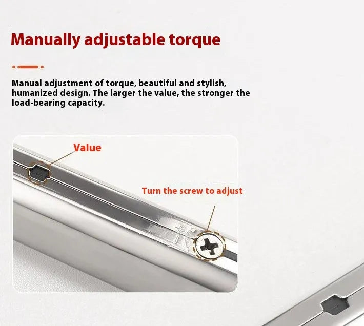 Cold rolled steel cabinet support rod with stainless steel finish for tatami cabinet doors