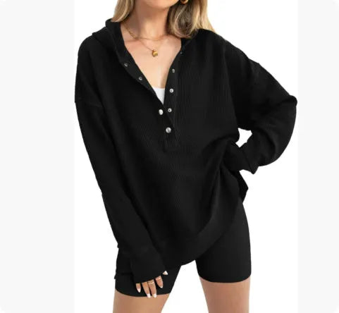 Women's loose fit raglan sleeve sweater in peacock green colour