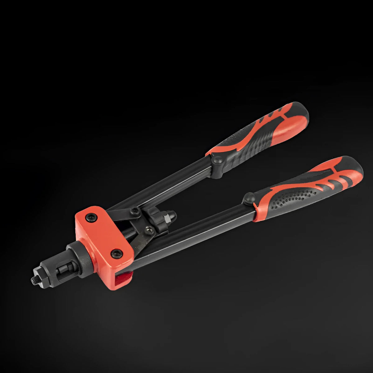 CQ14 model alloy rivet nut pull-setter gun, 37 cm long, with set of six M3 M4 M5 M6 M8 M10 tips.