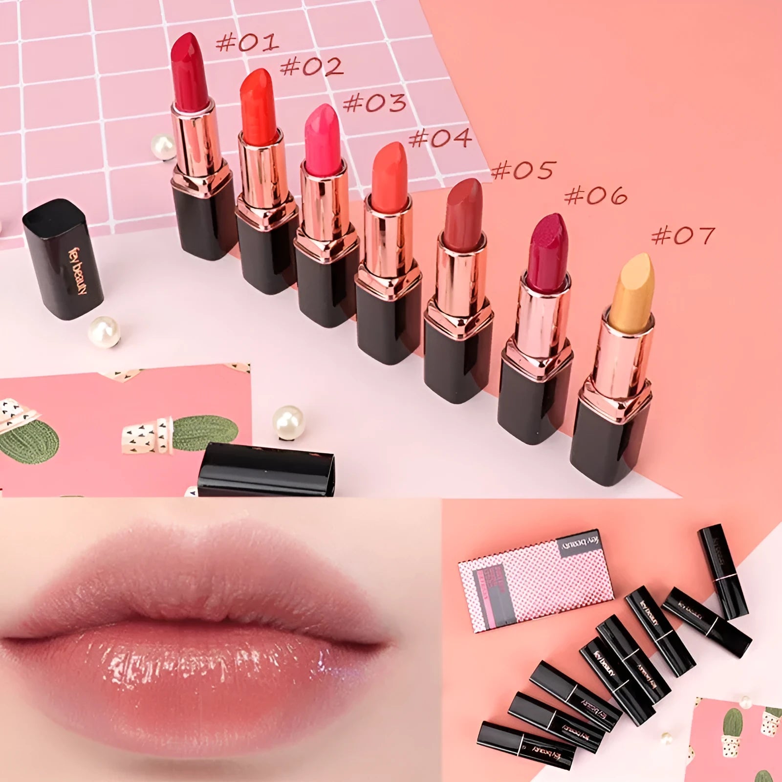 Fey Beauty Cameo Brown nude lipstick with 3.8g content in non-fading formula