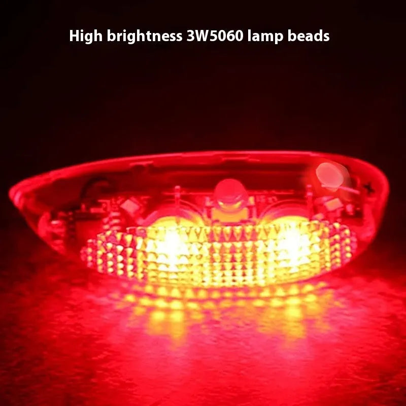 Three small V3 wireless charging waterproof LED navigation lights with adhesive backing for model boats and cars.