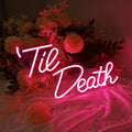 Letter-shaped LED decor neon light with acrylic shell in 400mm size