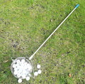 304 stainless steel golf ball picker with 3-prong metallic retrieval mechanism