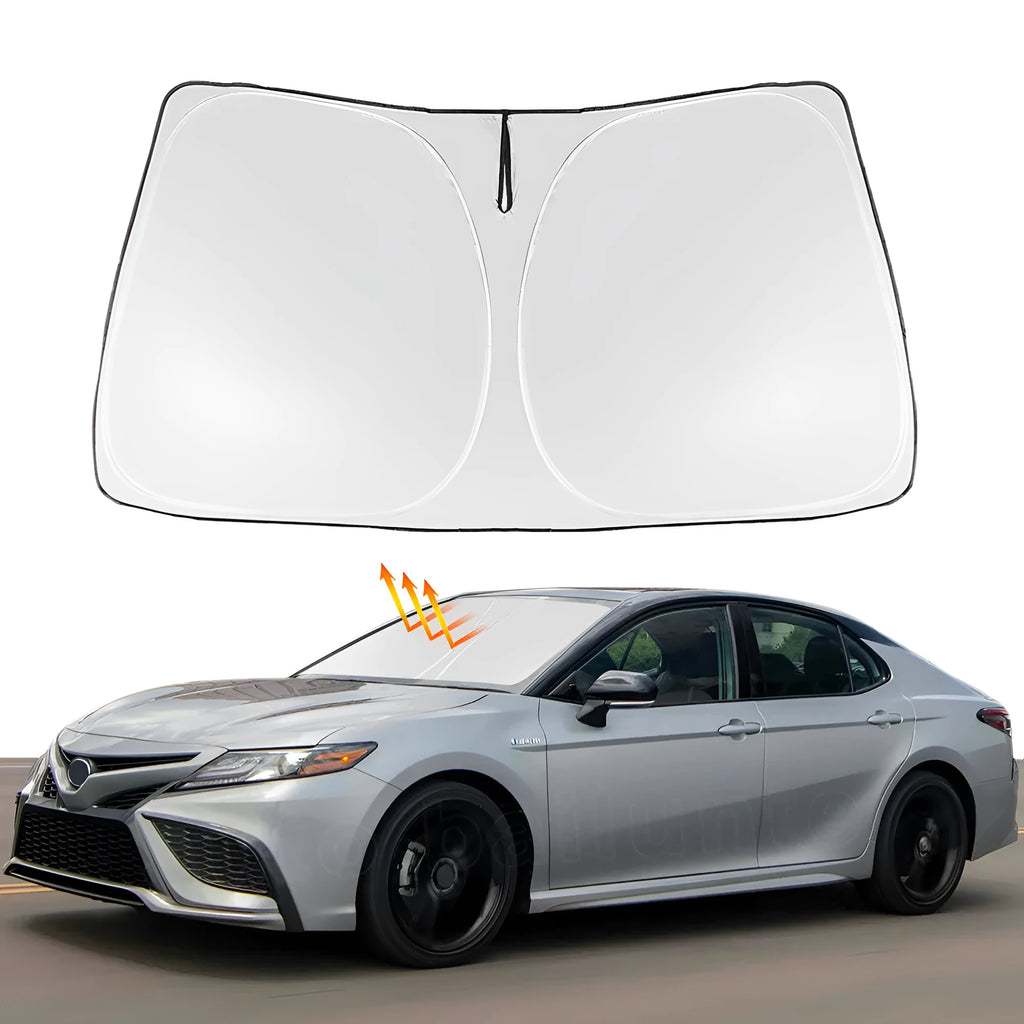 Toyota NOAH XOVY 90 series car front windshield sunshade cover in silver tape construction