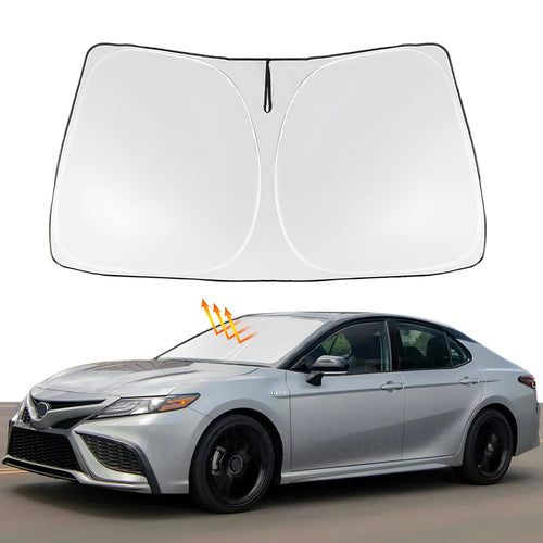 Toyota NOAH XOVY 90 series car front windshield sunshade cover in silver tape construction