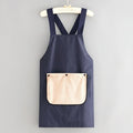 Composite waterproof polyester kitchen apron in free size with multiple colour options