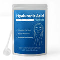 150G bottle of white hyaluronic acid powder for DIY facial skincare and serum mixing