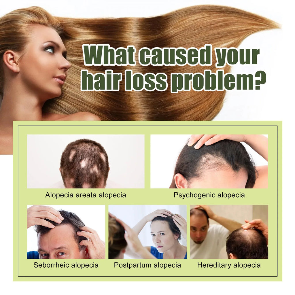 60ml glass dropper bottle of amber hair repair essential oil for dry, brittle hair.