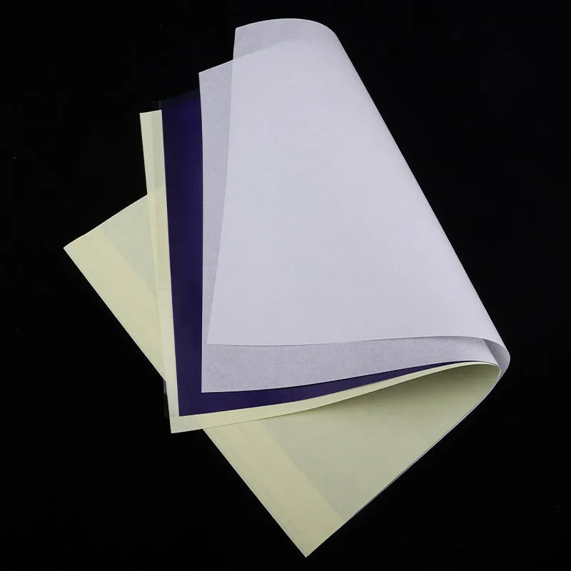 A4 tattoo transfer paper with transfer paste gel for professional design applications