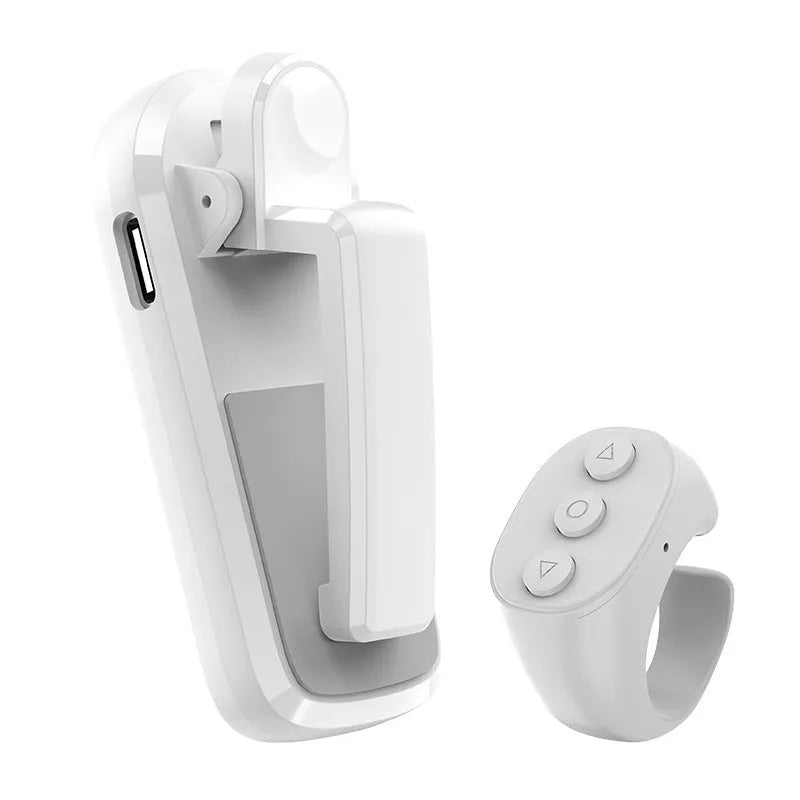 Smart wireless age-turner remote control and clicker set in black white or pink ABS plastic