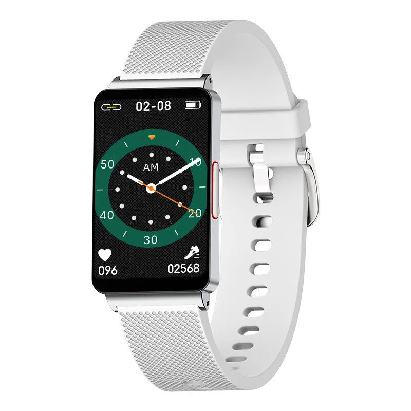 EP08 blood glucose monitoring smart bracelet with touch screen on TPU wrist strap