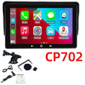 7 inch wireless CarPlay car display with suction cup mount and cigarette lighter power cable