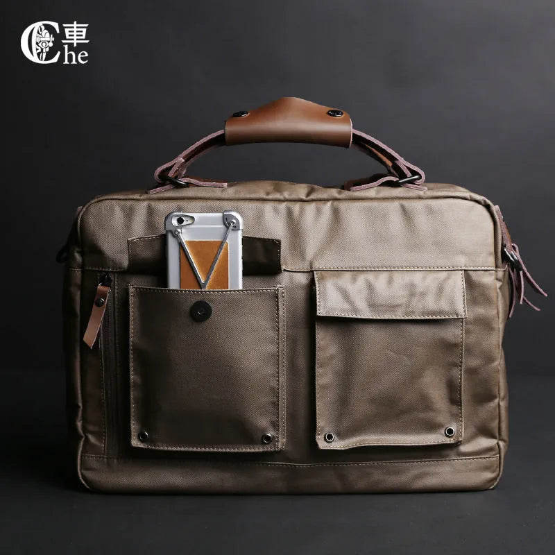 Dpark black laptop bag with shoulder strap for 14 or 15 inch Apple and Lenovo laptops