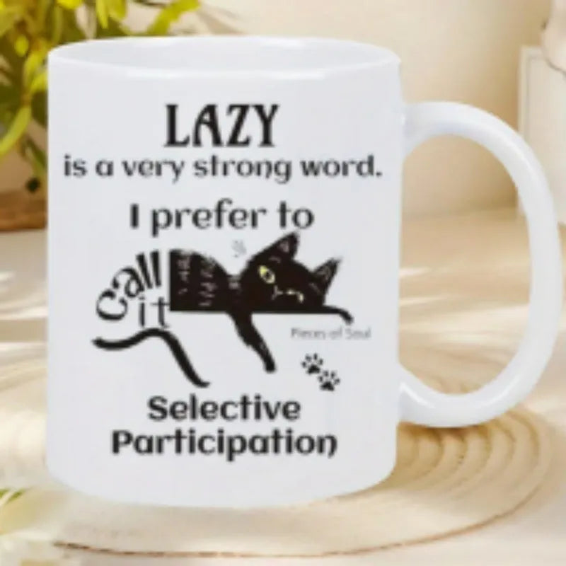 Ceramic thermal transfer mug with 11oz capacity for custom picture-style designs