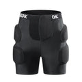 BA103 Black adults hip protector trousers for skating with integrated shock-absorbing pads