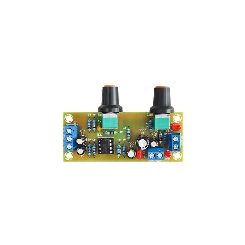 Single power supply 10-24V bass boost front stage board with FR-4 PCB