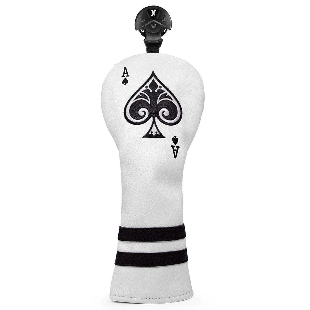 PU golf club head protective sleeve cover for putters in one of three available colours.