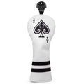 PU golf club head protective sleeve cover for putters in one of three available colours.