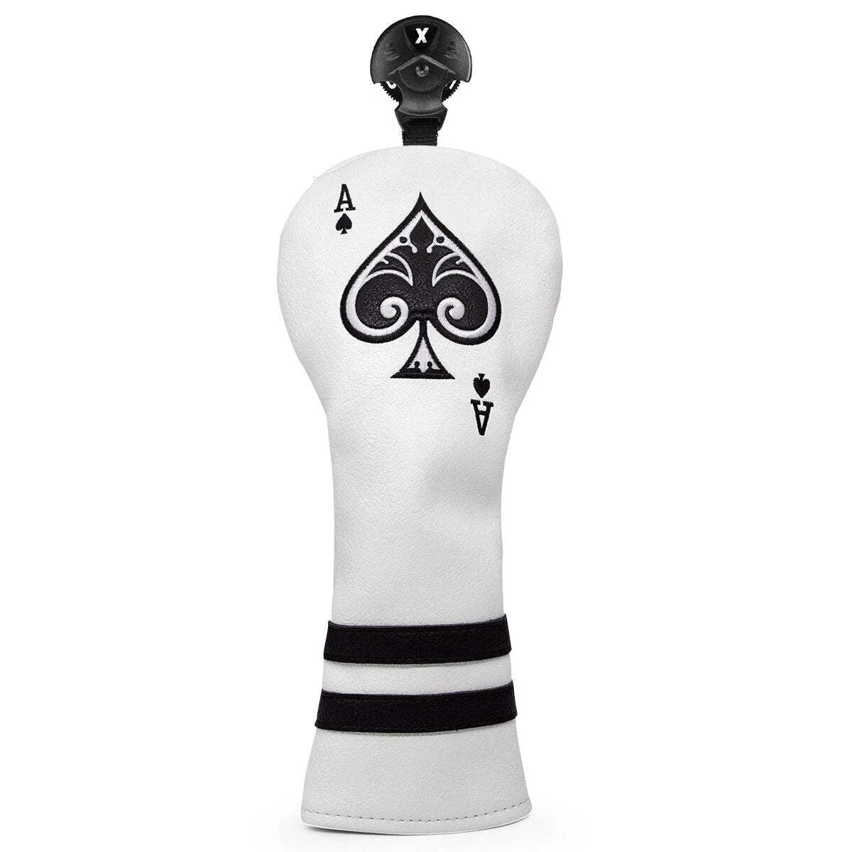PU golf club head protective sleeve cover for putters in one of three available colours.